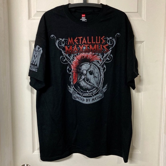 Metal Shirt Metallus Maximus black XL NWOT - Picture 3 of 5